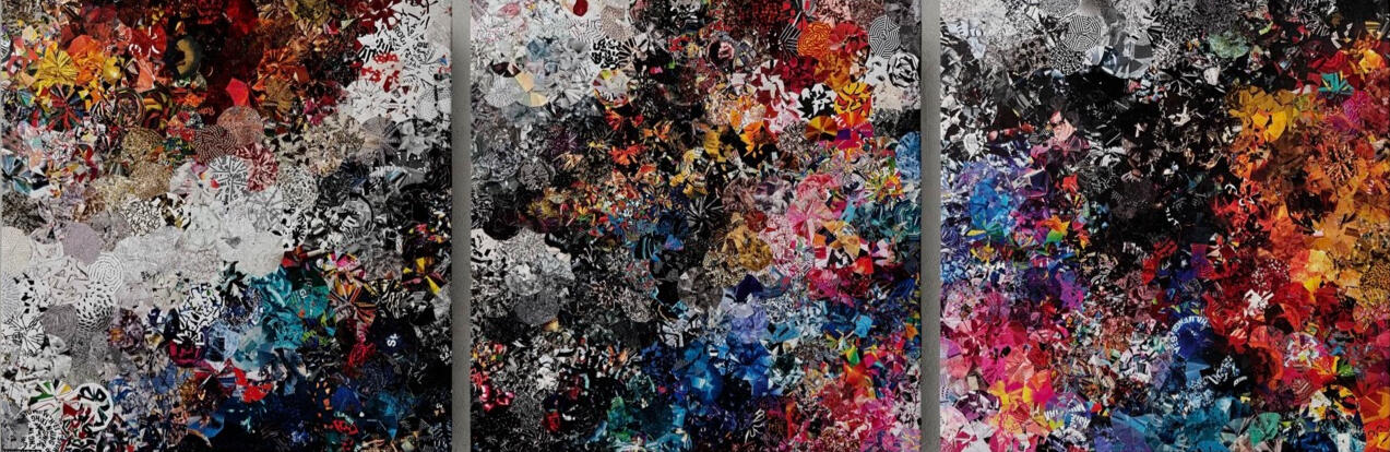 Joel Walters, 2025 Triptych, 30x30"